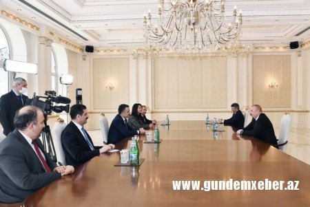 İlham Əliyev türkiyəli naziri qəbul etdi - YENİLƏNİB