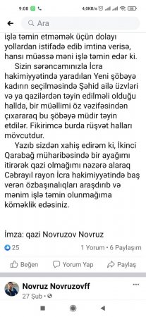 "Başçı qaziylə bir dəfə görüşə bilər, onu da görüşüb" - Şəhid məzarlığında qazi ilə təsadüfən rastlaşan başçının müavinindən təəccüblü cavab- VİDEO//FOTO