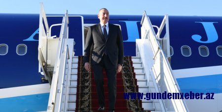 İlham Əliyev Naxçıvana getdi