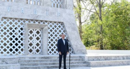 Azərbaycan Prezidenti: "Biz bu gün Şuşadayıq və bundan sonra Şuşada əbədi yaşayacağıq"
