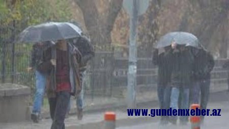 Bakıya yağış, bu ərazilərə isə qar yağacaq – BU GÜNÜN HAVASI