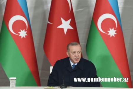 Ərdoğan: “Qardaş Azərbaycana bütün imkanlarımızla dəstək olmaqda davam edəcəyik”