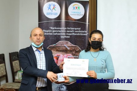 Gənclər Fondunun maliyyə dəstəyi ilə Cəlilabadda təlim keçirildi - FOTOLAR