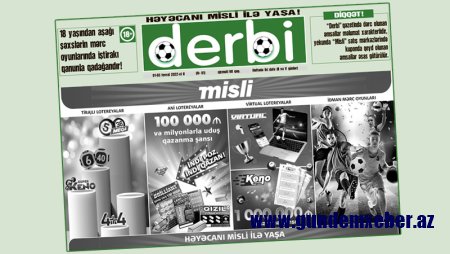 Azərbaycanda "Derbi" adında yeni qəzet fəaliyyətə başladı
