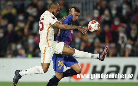 Avropa Liqası: “Barselona” “Qalatasaray”la bacarmadı, “Atalanta” “Bayer”i məğlub etdi - VİDEO