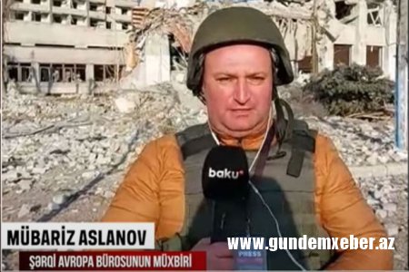 Baku TV əməkdaşı Ukraynadan xəbər verir - VİDEO