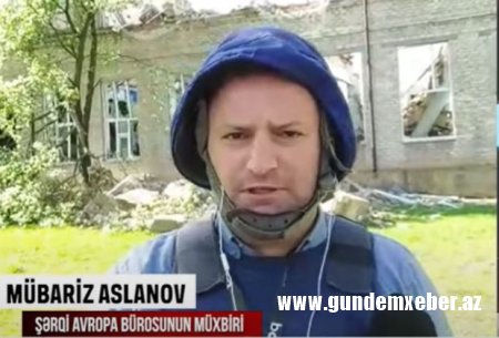 Baku TV əməkdaşı Ukraynadan xəbər verir - VİDEO