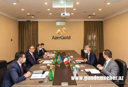 "AzerGold” QSC ilə Fransa şirkətləri arasında əməkdaşlıq   imkanları müzakirə olunub