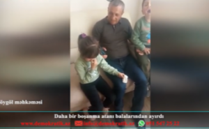 Göygöl məhkəməsi balaları atadan ZORLA ALDI... - TÜKÜRPƏDƏN GÖRÜNTÜLƏR...