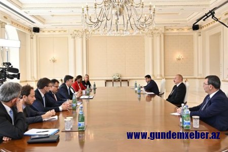 İlham Əliyev Avropa Parlamentinin Xarici Əlaqələr Komitəsinin sədrini qəbul etdi