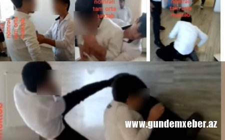 Bakıda məktəbdə şagird döyülüb - Araşdırma aparılır