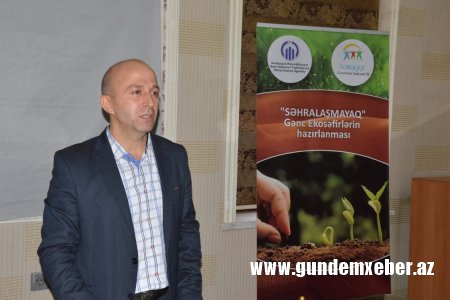 SƏHRALAŞMAYAQ” gənc eko-səfirlərin hazırlanması” layihəsinə start verildi - FOTOLAR
