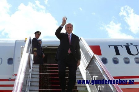 Ərdoğanın olduğu təyyarə Zəngilan aeroportuna eniş etdi - YENİLƏNİB + CANLI YAYIM