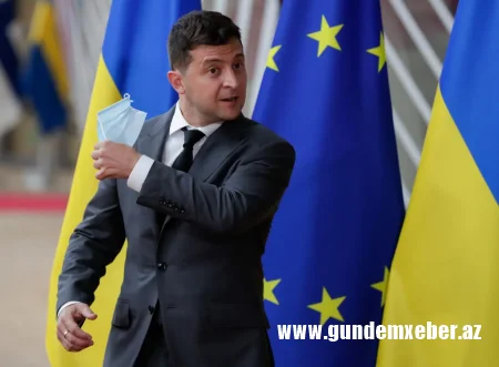 Zelenski AB liderləri ilə danışıqlar üçün Brüsselə səfər edib