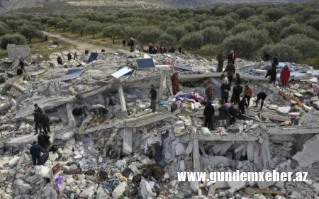 Türkiyədə zəlzələ nəticəsində ölənlərin sayı 20 665 nəfərə çatıb – Son rəqəmlər
