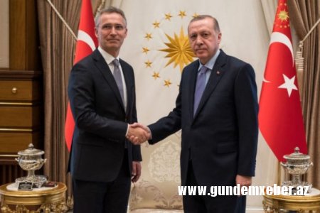 Ərdoğan NATO-nun Baş katibi ilə görüşüb