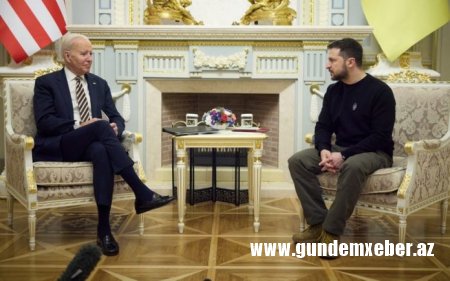 Bayden və Zelenskidən dünyaya mesaj: “Ukrayna mütləq qalib gələcək”