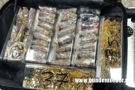 İstanbuldan Bakıya gələn sərnişində 17 kiloqram qızıl aşkar edilib