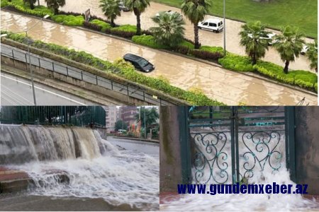Samsunda sel fəlakəti: Şəhər yenidən sular altında qaldı - FOTO/VİDEO