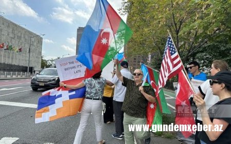 BMT-nin mənzil-qərargahı önündəki aksiyada təxribat: ermənilər azərbaycanlılara hücum ediblər