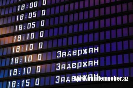 Moskva hava limanlarında 40-dan çox reys təxirə salınıb və ya ləğv edilib