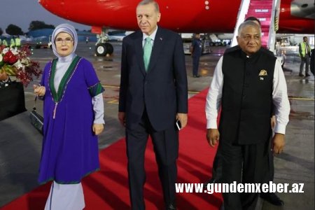 Türkiyə Prezidenti Hindistanda səfərdədir
