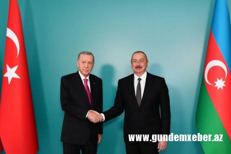 Prezident Rəcəb Tayyib Ərdoğanın şərəfinə rəsmi nahar verilib