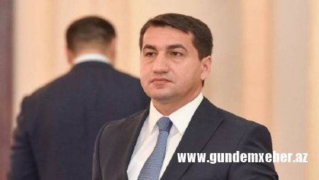 Hikmət Hacıyev Dubayda sərgilənən Azərbaycan pavilyonu barədə paylaşım etdi