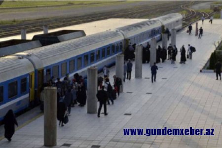 İranla Azərbaycan arasında dəmir yolu ilə ticarət mübadiləsi 33% artıb