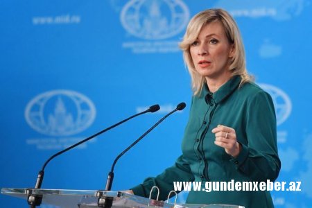 Zaxarova: “Üçtərəfli razılaşmaların həyata keçirilməsi Cənubi Qafqazda sülhün təminatıdır”