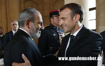 Paşinyan Parisdə Makronla görüşdü