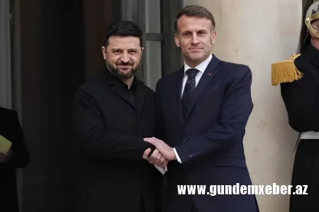 Makron: "Avropa Ukrayna üçün zəmanətlər üzərində işi başa çatdırıb"