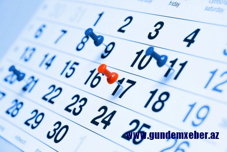 Azərbaycanda gələn ilin qeyri-iş günləri elan edilib