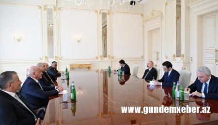 Prezident İordaniyanın Nümayəndələr Palatasının nümayəndə heyətini qəbul edib