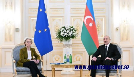 İlham Əliyevin Avropa Komissiyasının Prezidenti ilə təkbətək görüşü olub - FOTO