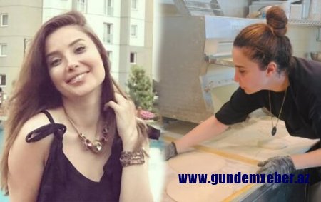 ABŞ-yə köçən aparıcı zəhmətilə restoranda lavaş bişirir -Video
