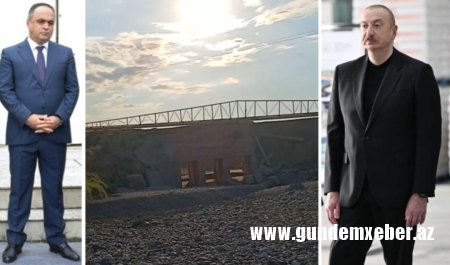 Prezidentin açılışını etdiyi müəssisəyə aparan yol və körpü bir ilə darmadağın olub - VİDEO