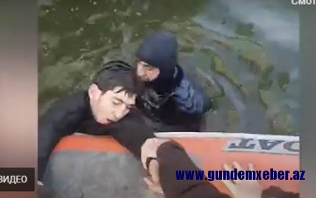 Bulvarda dənizdə batma təhlükəsi olan şəxs xilas edilib