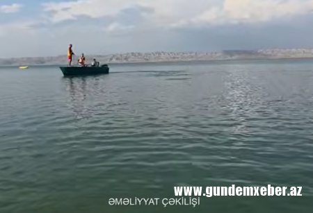 FHN Kür çayında batan şəxsin axtarışlarına başlayıb