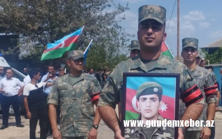 İtkin-şəhid Sərdar İsmayılov dəfn edildi