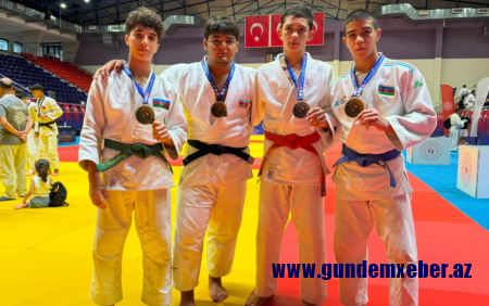 Yeniyetmə cüdoçularımız Türkiyədə 4 medal qazandılar