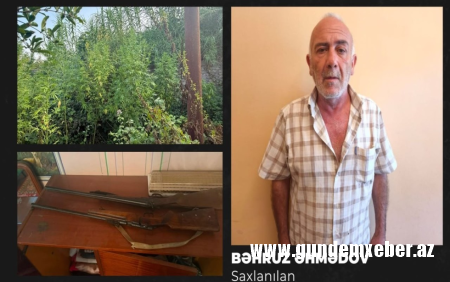 Qanunsuz odlu silah saxladı - Tutuldu