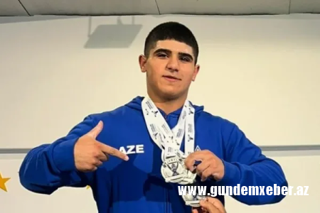 Ağırlıqqaldıranımız Avropa birinciliyində 3 gümüş medal qazandı