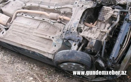 Kürdəmirdə "Toyota" aşdı - 5 nəfər yaralandı