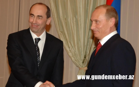 Putin həbsdə olan Köçəryanı təbrik etdi