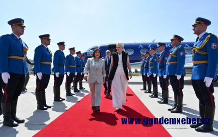 Sahibə Qafarova Serbiyaya getdi