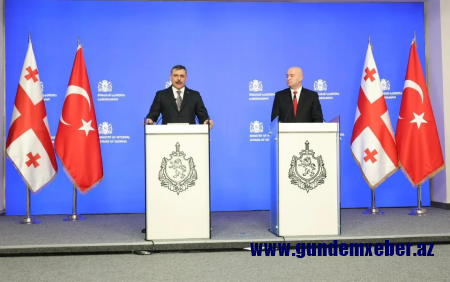 Türkiyəli nazir Gürcüstana gəldi